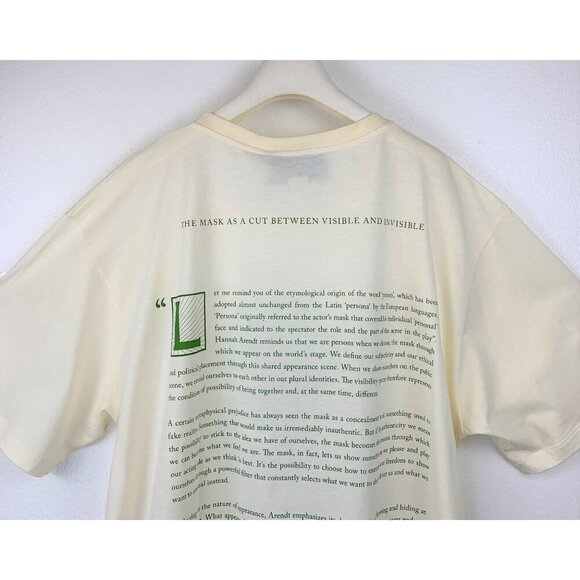 NWT Gucci Manifesto Mask Print Oversized Cotton T-Shirt in White Size XXL - Picture 8 of 13